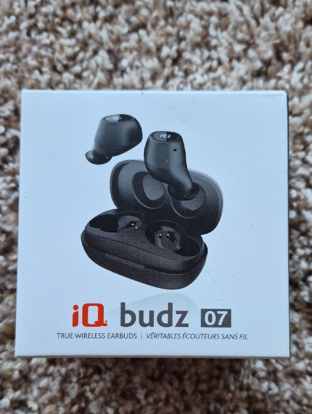 iQ budz 07 True Wireless Earbuds - Black, Nwt